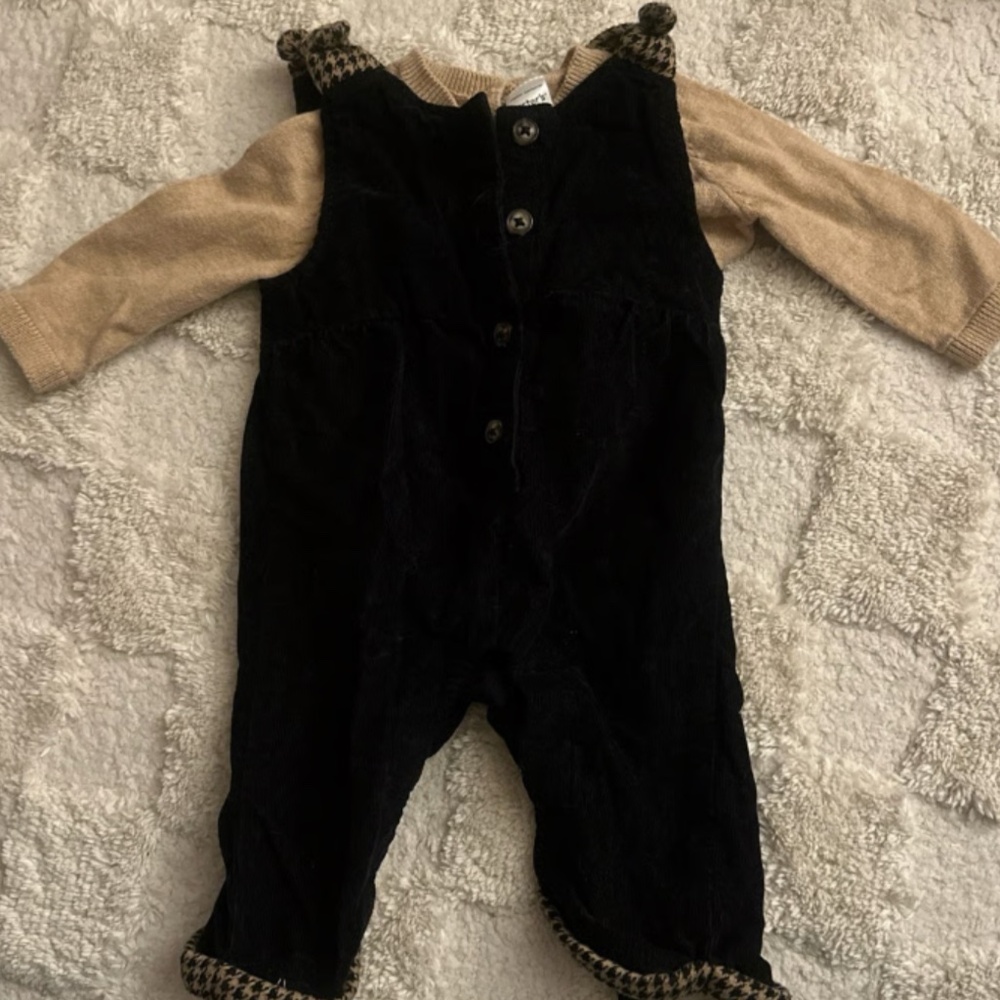 Carters 3 month girl overalls set